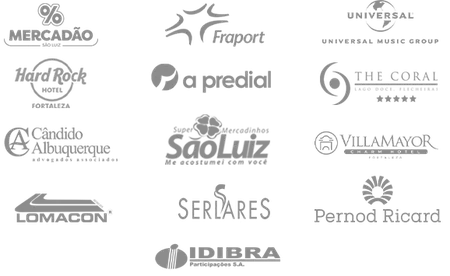 Logos de marcas atendidas pela Ciclup
