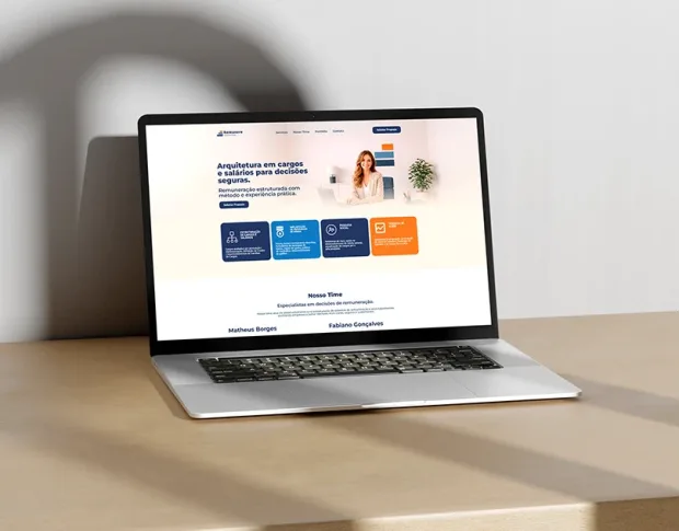 Consultoria Remunere, landing page, projeto da Ciclup